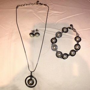 Brighton necklace earrings and bracelet set